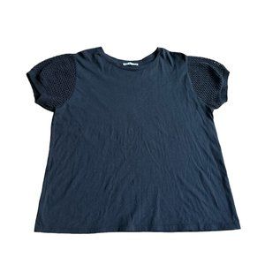 Zara Knit Puff Sleeve Top